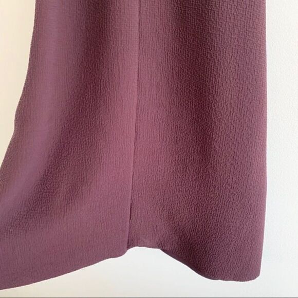 Aritzia Wilfred HIGH QUALITY Trompette Purple Halter Sleeveless Mini Dress - Picture 13 of 15